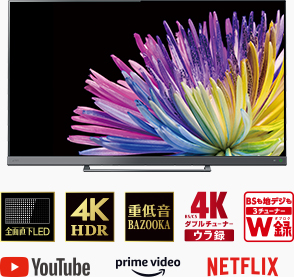「Z740X SERIES タイムシフトマシン4K液晶レグザ」 イメージ