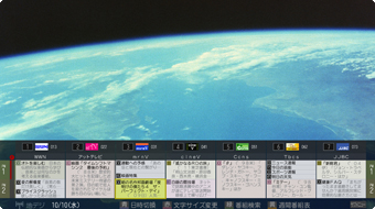 「高速ミニ番組表」イメージ