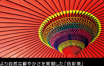 より自然な鮮やかさを実現した「色彩美」