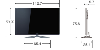 47V型ZG2の外形寸法図
