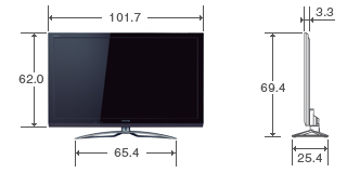 42V型ZP3の外形寸法図