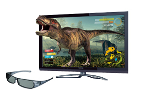 シアターグラス3D方式によって3Dゲームをより快適にプレイ