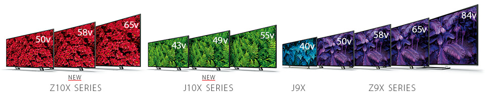 4Kレグザのラインアップ一覧