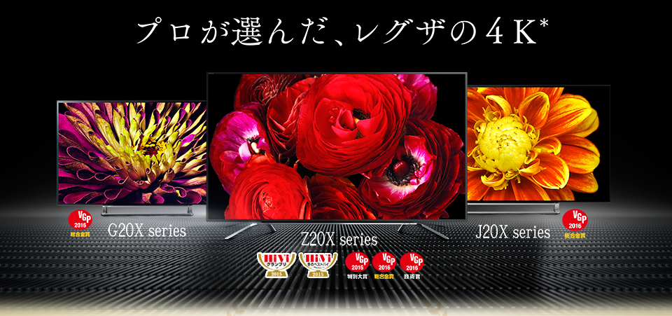 プロが選んだ、レグザの4K