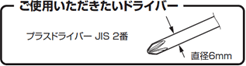 ご使用いただきたいドライバー