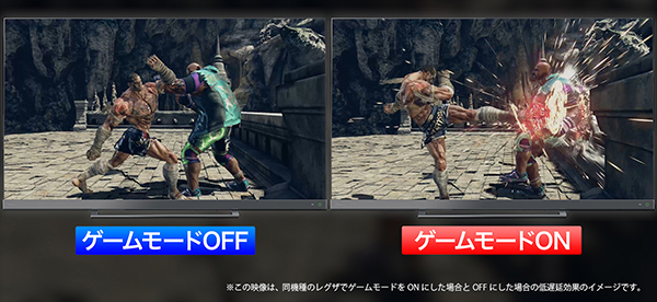 ゲームを快適にプレイできる「瞬速ゲームモード」